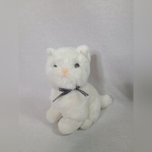 Vintage Animal Alley Kitten Cat Plush White Stuffed Animal Toys R Us Exclusive